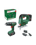 Taladro y sierra de calar 18V 2x2Ah Bosch