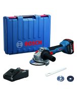 Amoladora 125mm 18V una batería 4,0Ah/Hora Bosch azul
