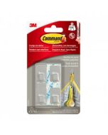 Ganchos acero inoxidable pequeños Command 3M