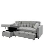 Sofa cama chaise longue kris 210cm gris