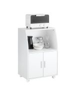 Aparador auxiliar bajo de cocina para microondas frg241-w sobuy