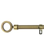 Barra de acero extensible y decorativa  (dorado, 160-310cm aros acero)