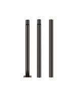 Poste vertical 3 metros, tramos 1m con base para farola solar ufo exterior