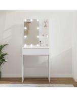 Tocador con LED blanco 60x40x140 cm