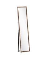 Espejo cuerpo entero 37x4x157 cm mdf, vidrio templado bicolor Homcom