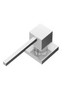 Dispensador de jabón líquido - cromo - empotrable - diseño contemporáneo -