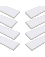 8x panel LED superficie 120x30 cm, 60w 5000 lm, blanco neutro 4200k