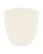 Maceta de inyección modelo cuenco color blanco ø38