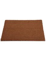 Felpudo| 100% fibra coco| base goma antideslizante| liso| 30x55cm