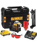 Nivel láser multilinéas - Dewalt - 3x360° - rojo - 50 m - 10,8 v