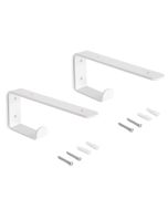 Juego de soportes para estante de madera shelf con colgador