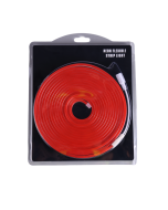 Neón LED flexible 12v, 5 metros 6x12mm 120 LEDs/m. Color rojo
