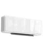 Calentador eléctrico pared 54x18.7x12.3 cm abs, pa color blanco Homcom