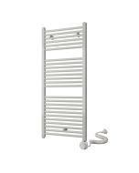 Kibath secatoallas radiador eléctrico de 120 cm x 50 cm blanco de acero