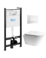Pack cisterna roca active y pulsador blanco br con wc orion env de kp