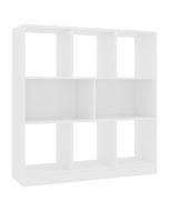 vidaXL estantería librería madera contrachapada blanco 97,5x29,5x100cm