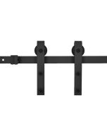 vidaXL kit de herrajes para puertas correderas skien acero negro 200cm