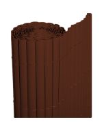 Cañizo PVC de media caña (chocolate). Varias medidas - bonerva