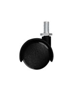 Rueda giratoria doble ø 3,5 x 4,4 cm con pasador