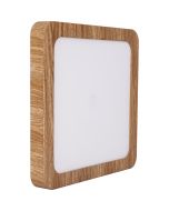 Downlight led cuadrado efecto madera 30cm AllInOne