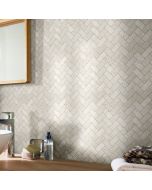Malla Tumbled travertino espiga 28,5x31 cm