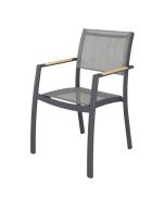 Silla de jardín de aluminio con reposabrazos Vao GoodHome