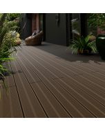 Lama composite Neva marron 2200x145x21mm Blooma
