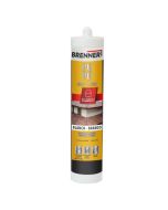 Sellador PU blanco 280 ml Brenner