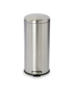 Cubo basura cocina pedal acero inox gerra 30l