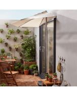 Parasol de pie Carambole ø 2,25x2,16 m beige Goodhome
