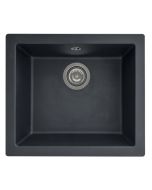 Fregadero resina negro mate Ising 1 seno 50x44cm Cooke & Lewis