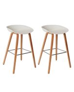 Pack 2 Taburetes de Barra Blancos Finchley