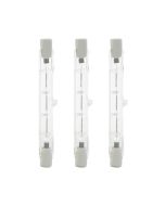 Bombilla halógena regulable r7s j78 120w luz cálida 3 uds