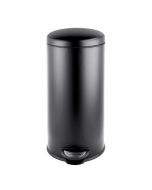 Cubo basura cocina pedal negro kihn round 30l