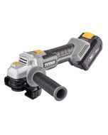 Amoladora angular con batería y cargador 18 V Titan