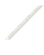 Inglete curvo PVC crema 9 mm Brenner