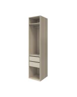 Armario completo Homny 1 columna roble 50 cm