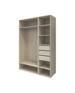 Armario completo Homny 2 columnas roble 1,5 m
