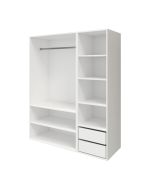 Armario completo Homny 2 columnas blanco 1,5 m