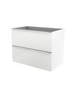 Mueble de baño suspendido Idalie color blanco 80x45cm