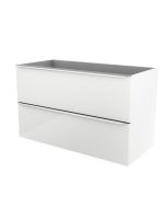 Mueble de baño suspendido Idalie color blanco 100cm
