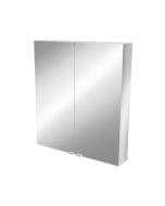 Mueble de baño auxiliar suspendido Idalie con espejo 90x80x15cm