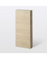 Mueble de baño auxiliar suspendido Idalie color roble 90x40x15cm