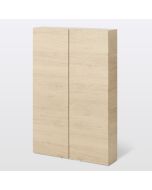 Mueble de baño auxiliar suspendido Idalie color roble 90x60x15cm