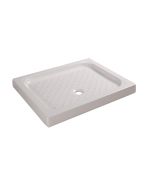 Plato ducha Catia cerámica blanco 90x72 cm