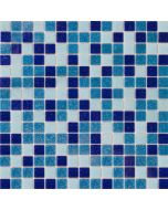 Gresite piscina mix azul 32,7 x 32,7 cm