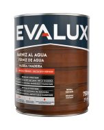Barniz al agua nogal satinado 750 ml Evalux