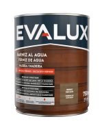 Barniz al agua roble satinado 750 ml Evalux