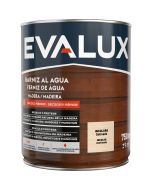 Barniz agua incoloro satinado 750 ml Evalux