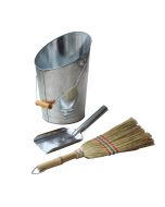 Cubo galvanizado con accesorios